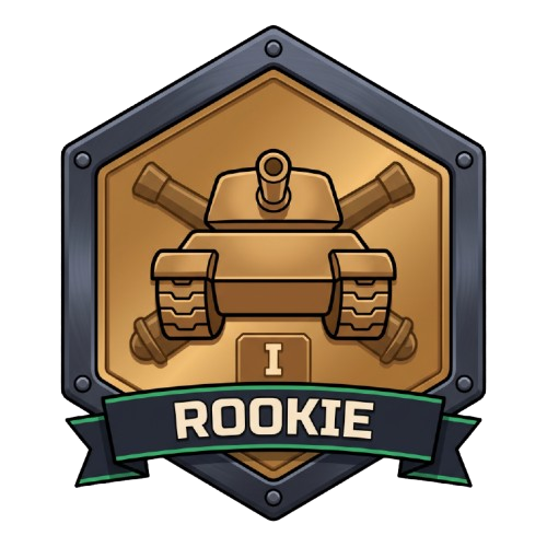 ROOKIE rank badge