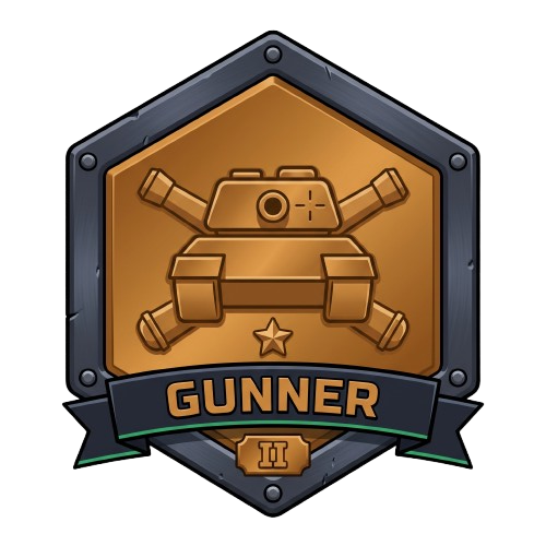 GUNNER rank badge